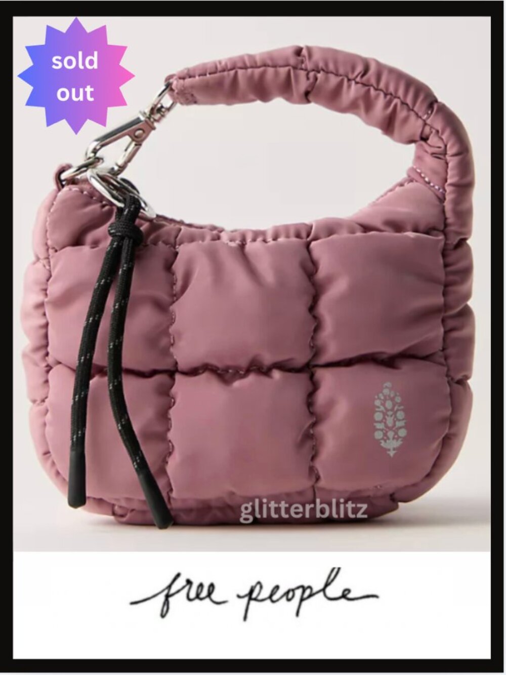 Free People Quilted Micro Pouch